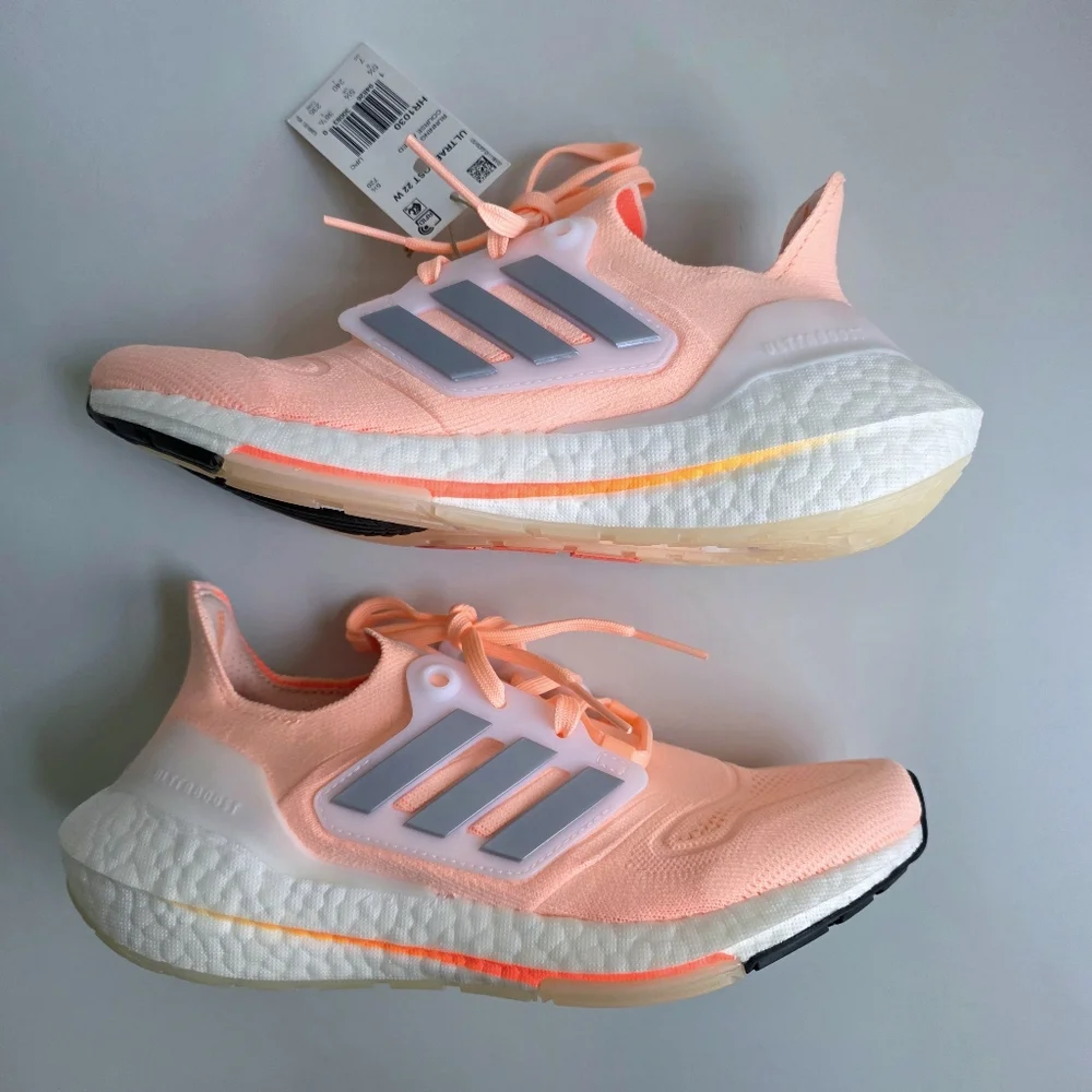 NEW Adidas Ultraboost 22 Clear Orange 7